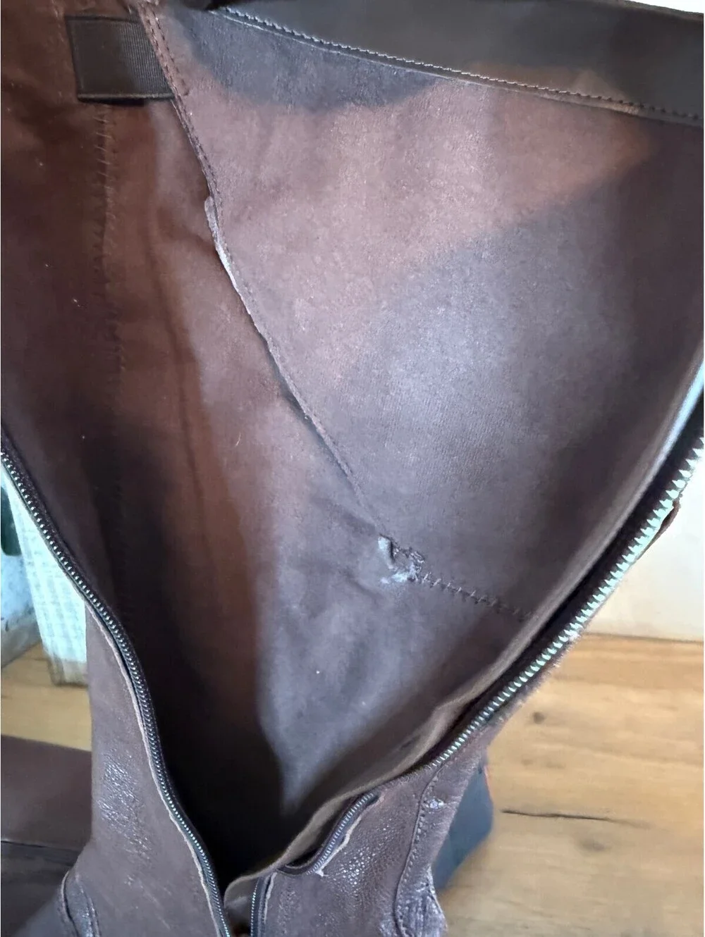 Rockport Women’s 7.5 Brown Leather Knee High Boots w/ Heels